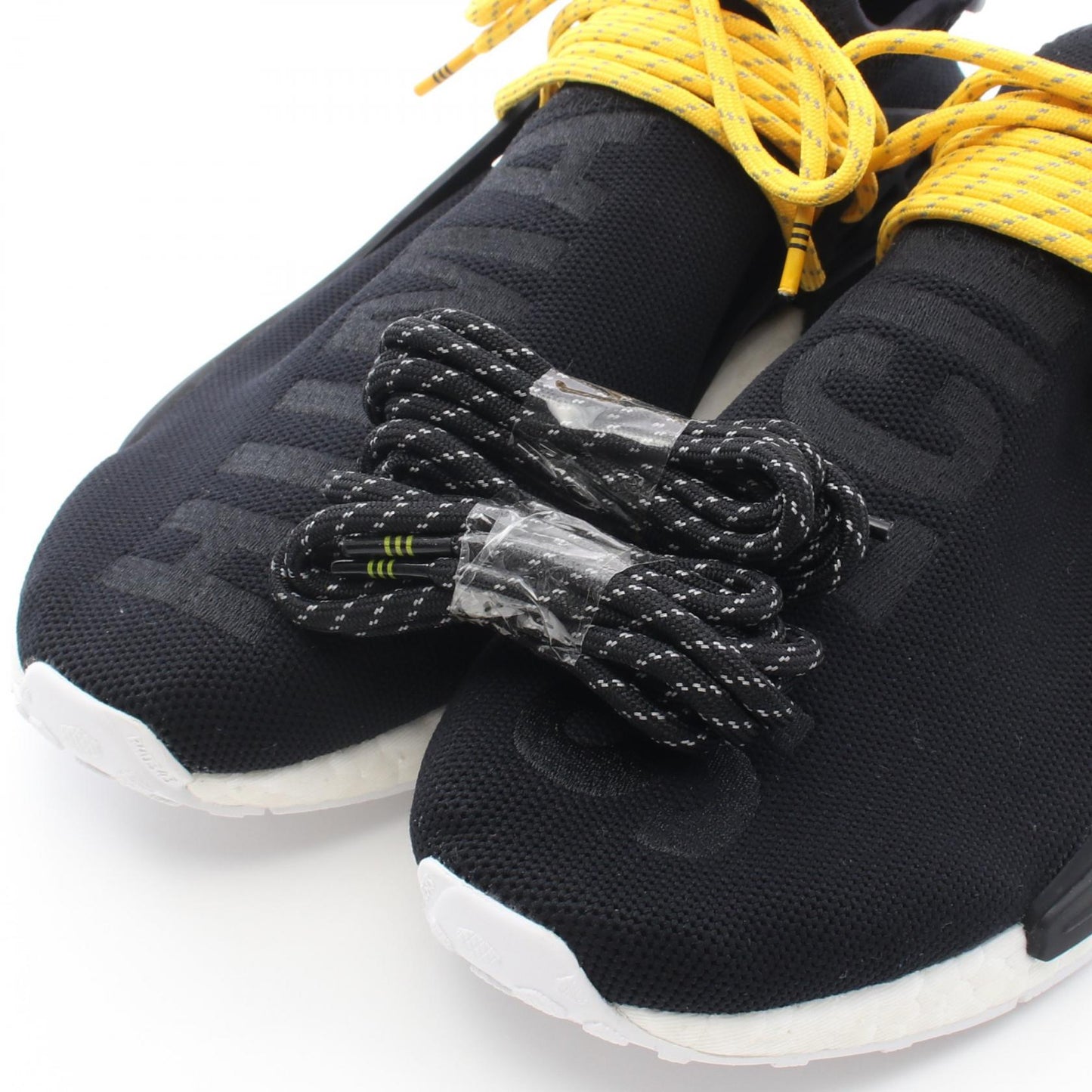 adidas × Pharrell Williams PW HUMAN RACE NMD スリッポン スニーカー ニットファブリック ブラック イエロー アディダス シューズ adidas
