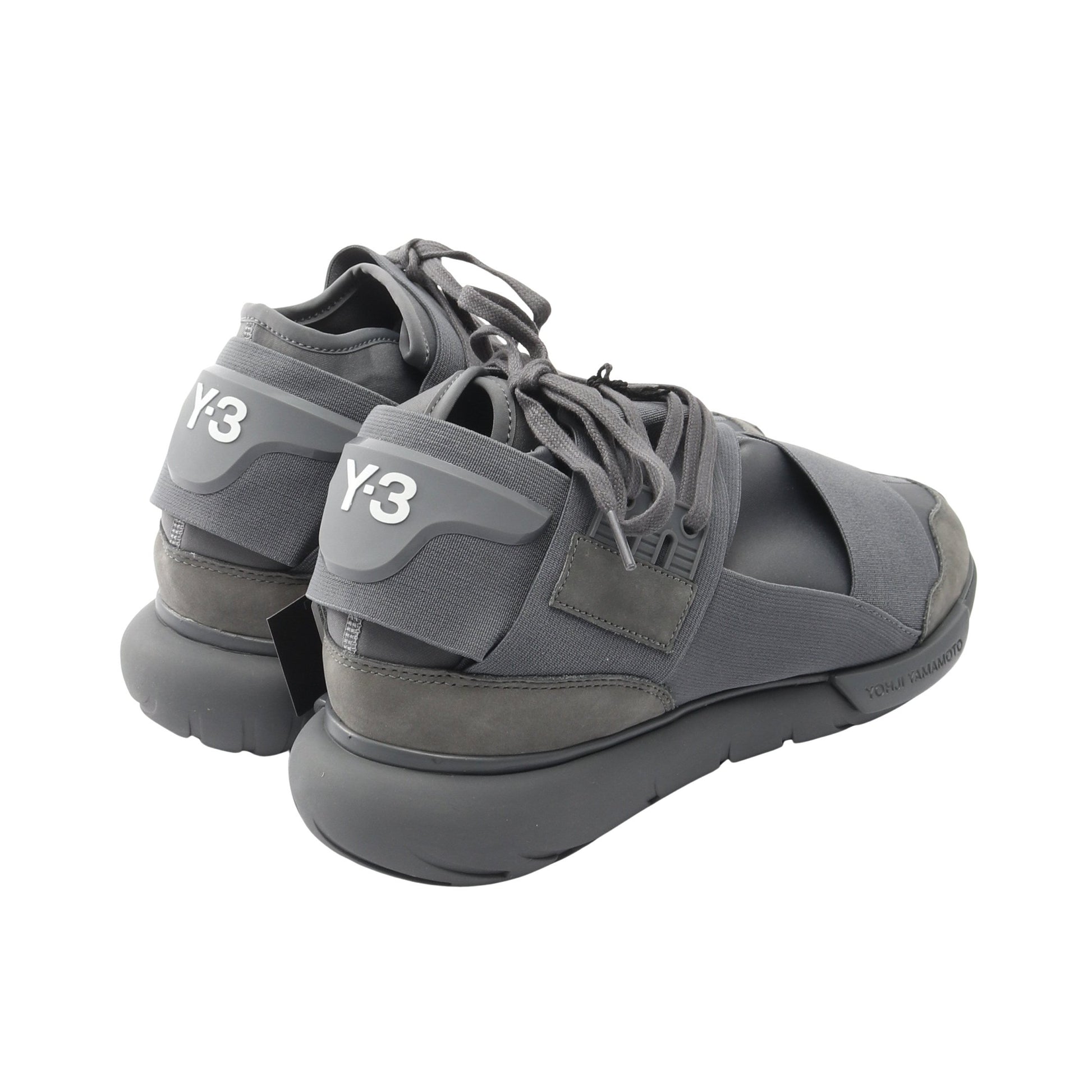 QASA HIGH カーサ ハイ スニーカー ファブリック スエード グレー ワイスリー シューズ Y-3