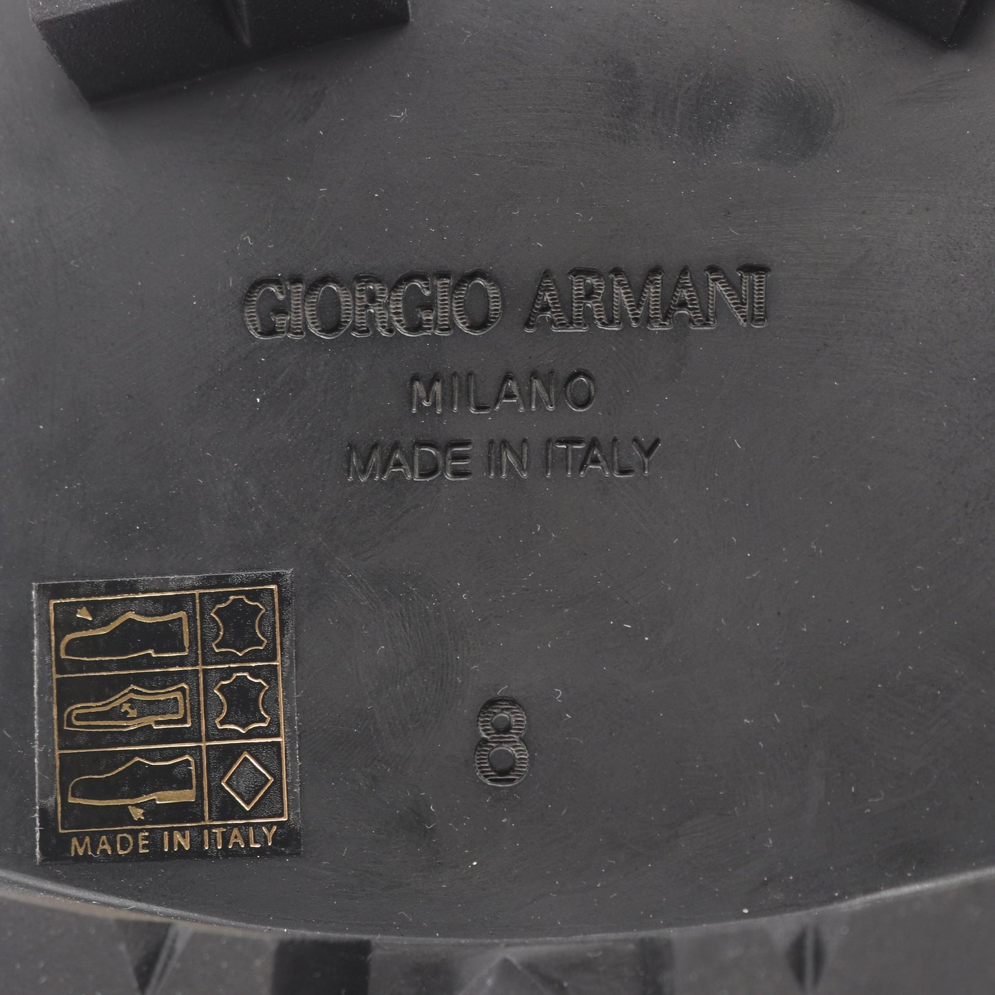 ウィングチップ メダリオン ダービーシューズ ドレスシューズ レザー ブラック ジョルジオアルマーニ シューズ GIORGIO ARMANI
