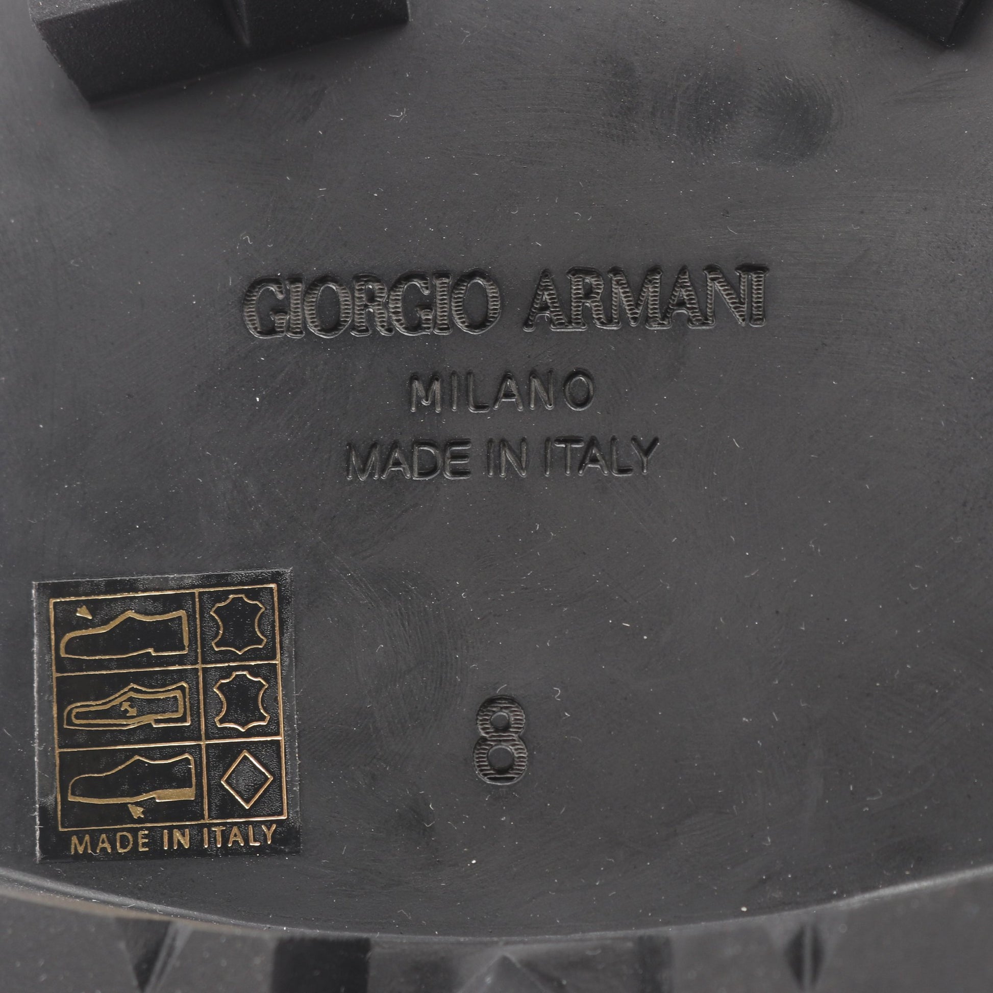 ウィングチップ メダリオン ダービーシューズ ドレスシューズ レザー ブラック ジョルジオアルマーニ シューズ GIORGIO ARMANI