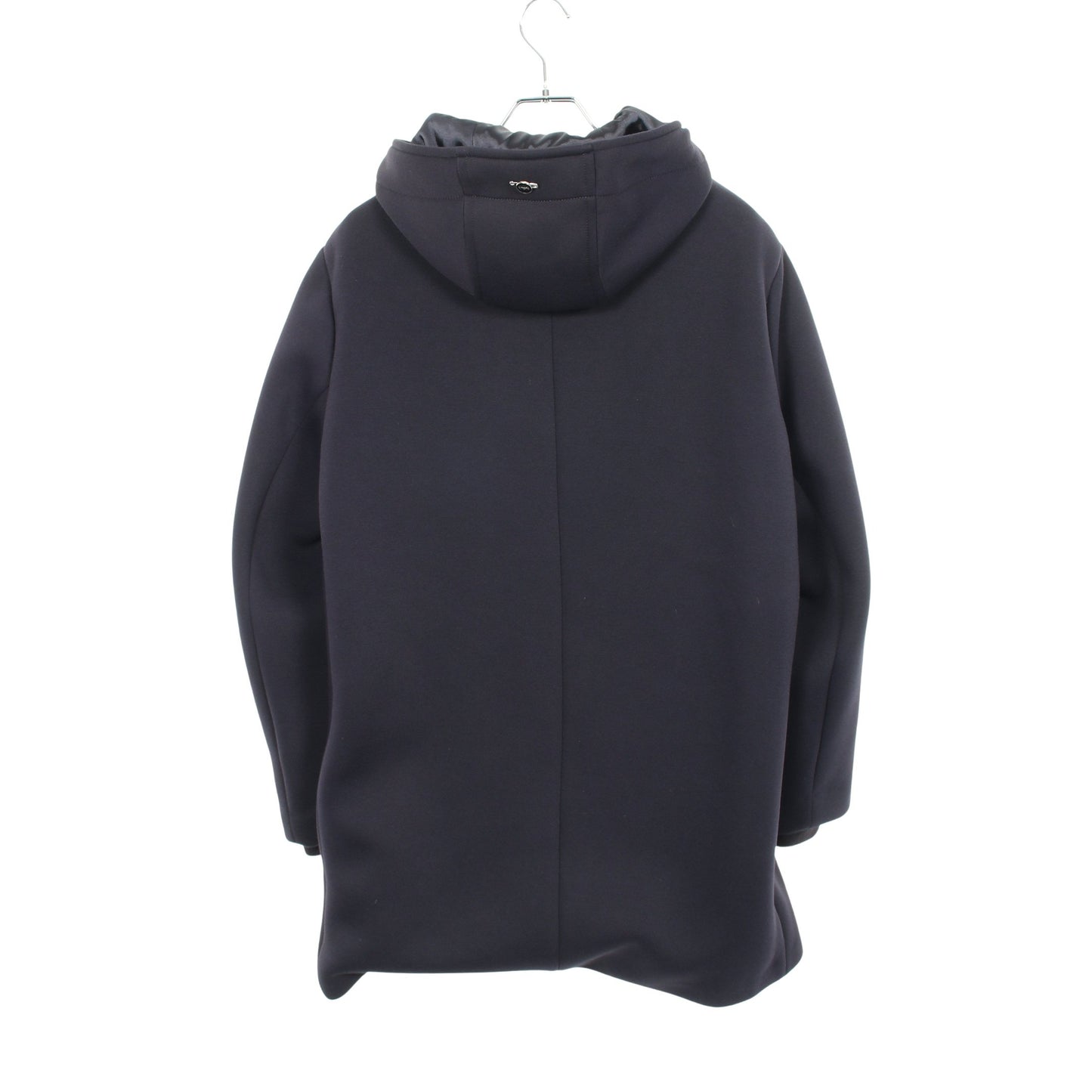 ロングジップパーカー フーデッド コート ネイビー エンポリオアルマーニ アウター EMPORIO ARMANI