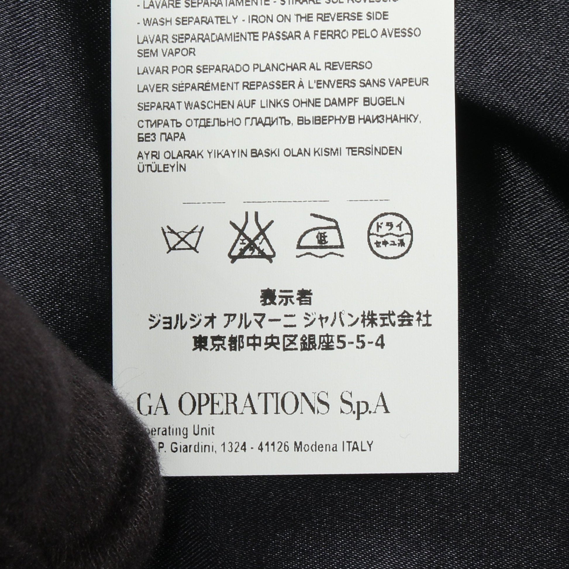 ロングジップパーカー フーデッド コート ネイビー エンポリオアルマーニ アウター EMPORIO ARMANI