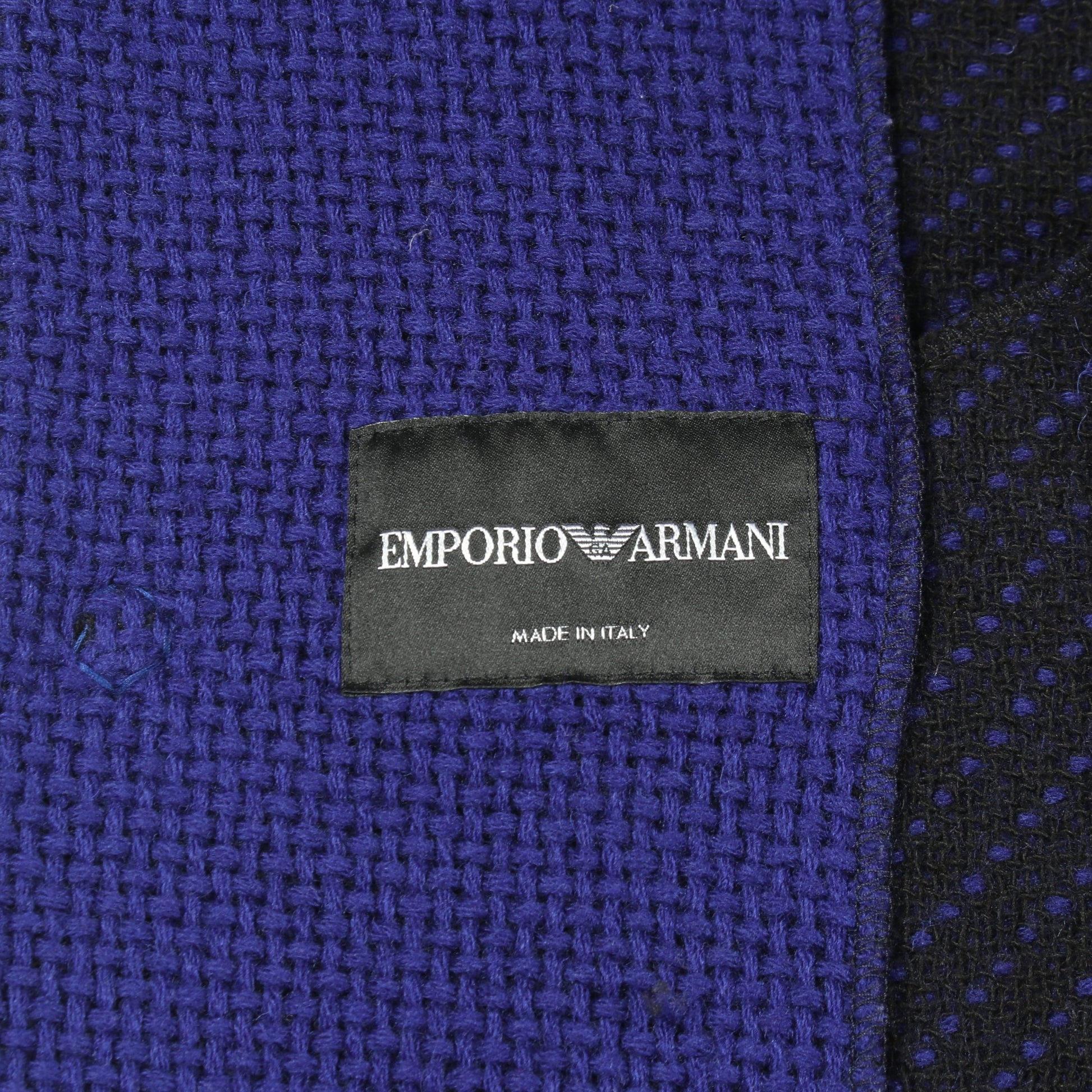ジャケット ウール ブルー エンポリオアルマーニ アウター EMPORIO ARMANI
