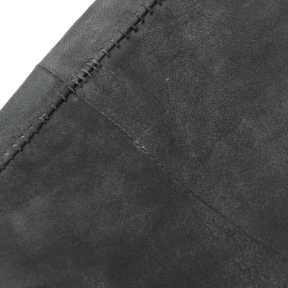 フーデッド レザージャケット ラムレザー ブラック エンポリオアルマーニ アウター EMPORIO ARMANI