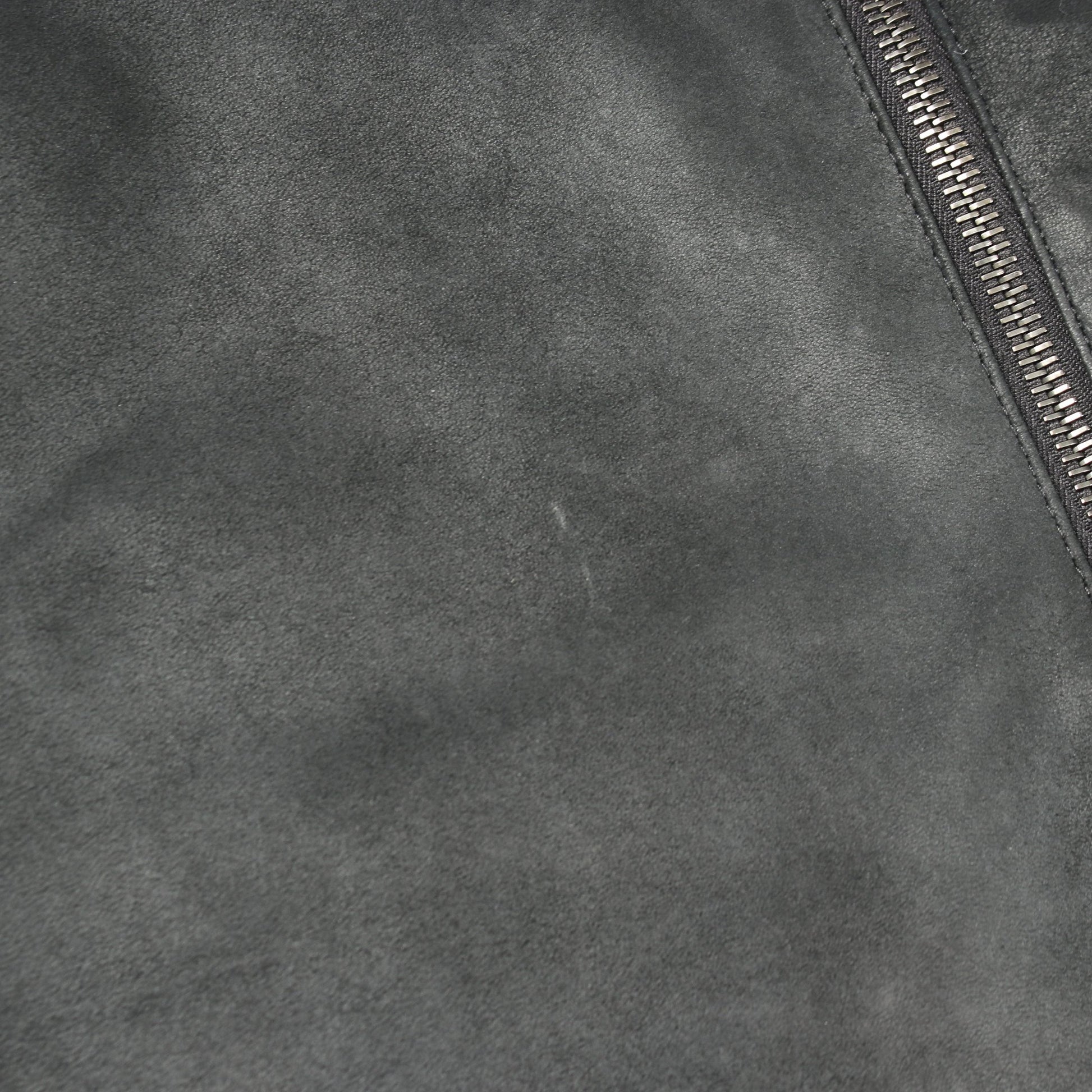 フーデッド レザージャケット ラムレザー ブラック エンポリオアルマーニ アウター EMPORIO ARMANI