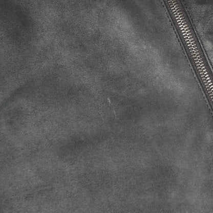 フーデッド レザージャケット ラムレザー ブラック エンポリオアルマーニ アウター EMPORIO ARMANI