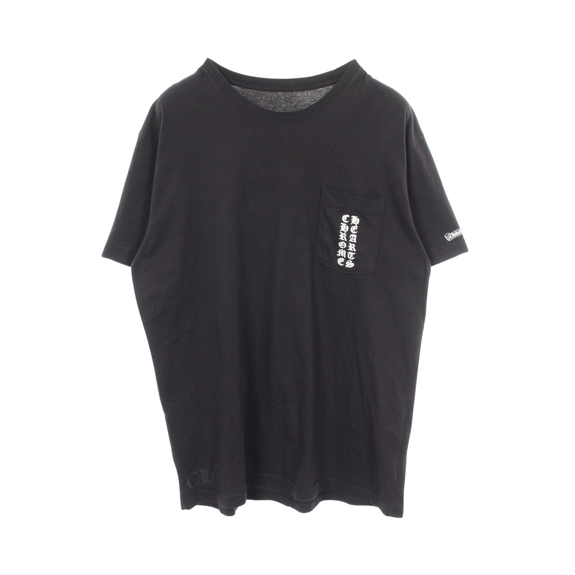 バックスクロール ロゴ 東京限定 半袖Tシャツ コットン ブラック クロムハーツ トップス Chrome Hearts