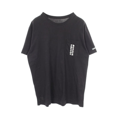 バックスクロール ロゴ 東京限定 半袖Tシャツ コットン ブラック クロムハーツ トップス Chrome Hearts