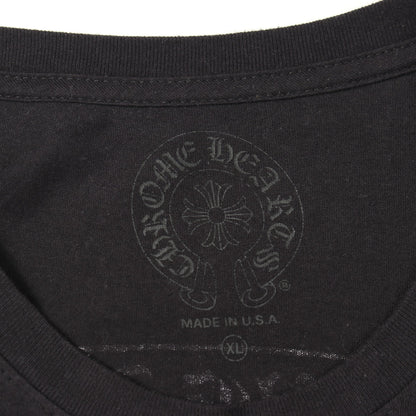 バックスクロール ロゴ 東京限定 半袖Tシャツ コットン ブラック クロムハーツ トップス Chrome Hearts