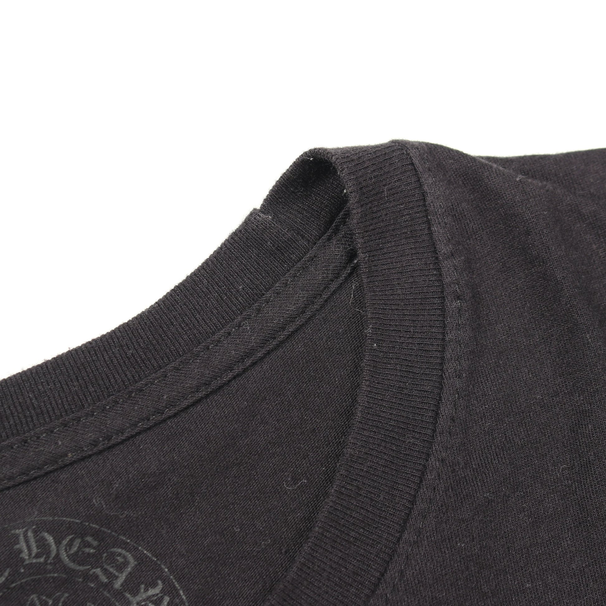 バックスクロール ロゴ 東京限定 半袖Tシャツ コットン ブラック クロムハーツ トップス Chrome Hearts