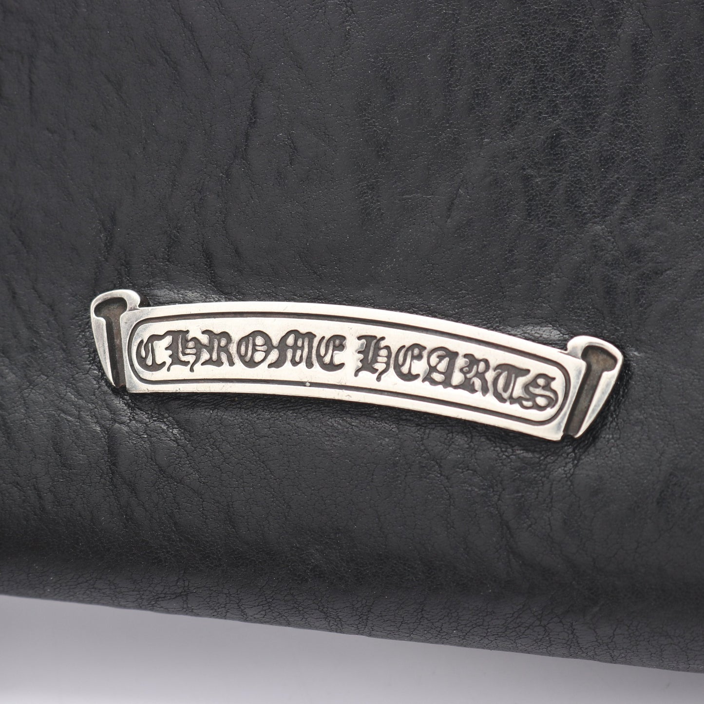 ジュディ クロスボタン 二つ折り長財布 レザー ブラック クロムハーツ 財布・小物 Chrome Hearts