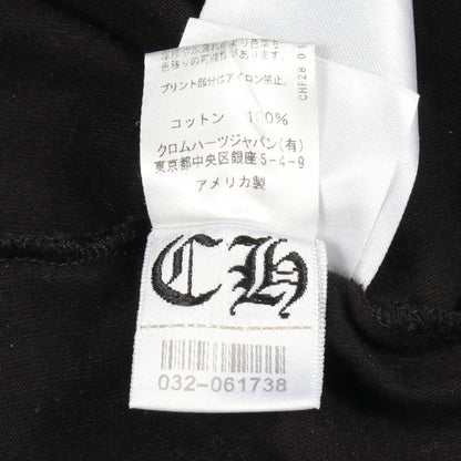 FOTI フォティ ホースシュー スカルプリント 半袖Tシャツ コットン ブラック クロムハーツ トップス Chrome Hearts