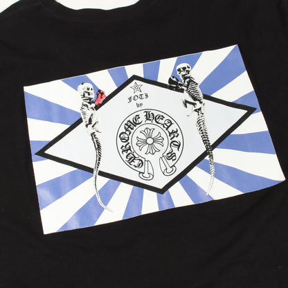FOTI フォティ ホースシュー スカルプリント 半袖Tシャツ コットン ブラック クロムハーツ トップス Chrome Hearts