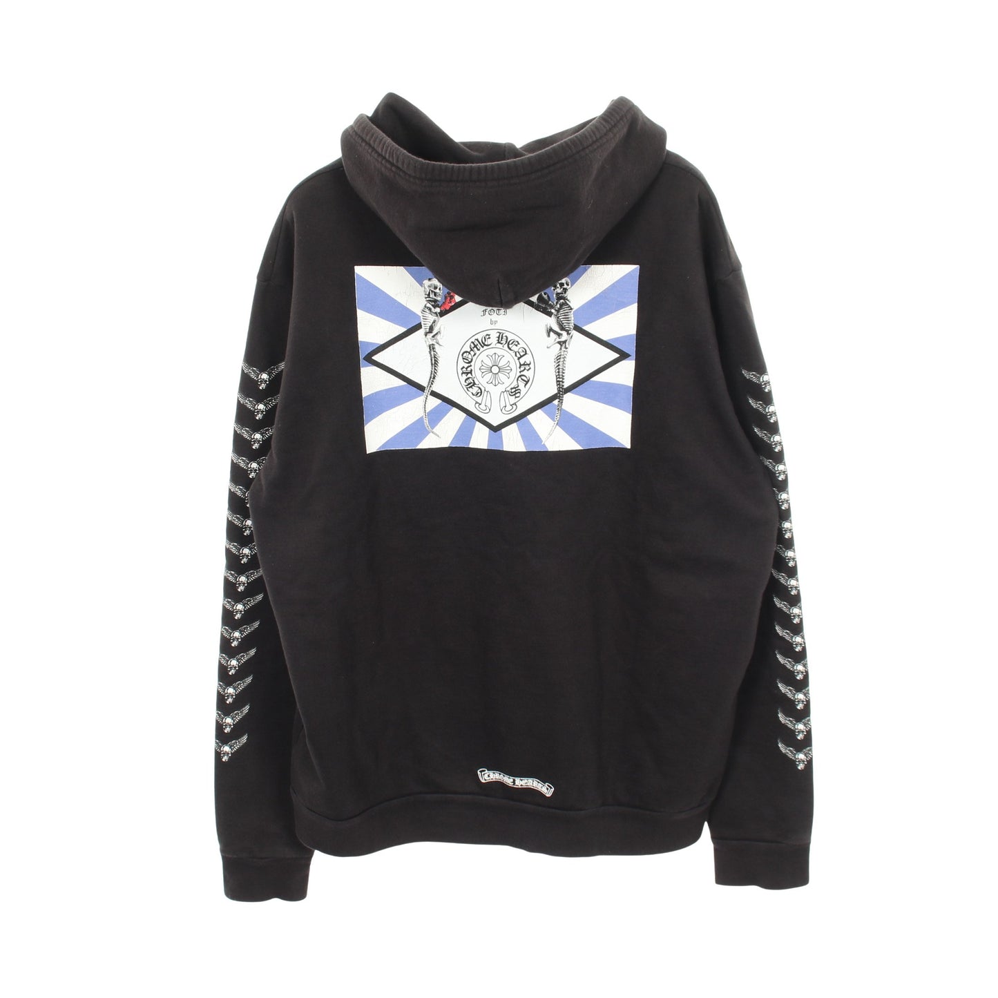 FOTI フォティ ホースシュー ロゴ ジップアップパーカー コットン ブラック クロムハーツ トップス Chrome Hearts