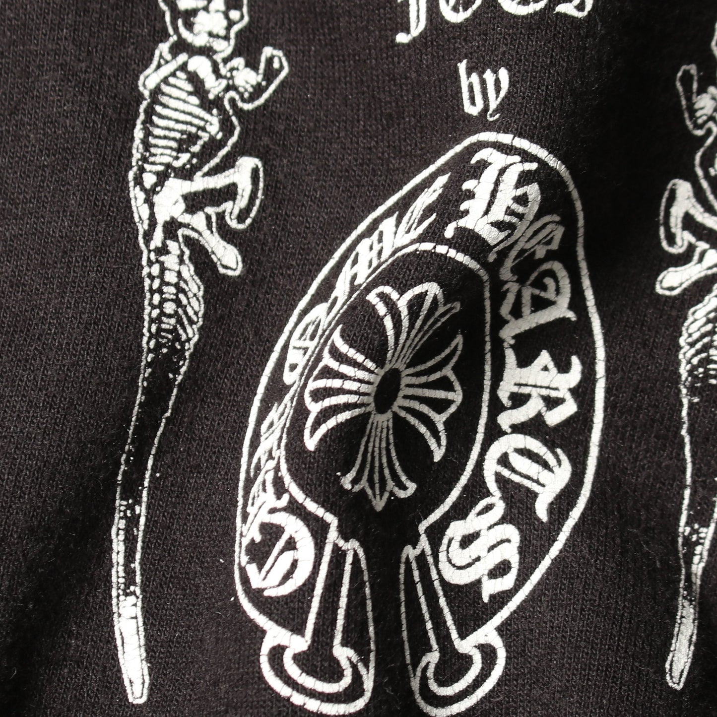 FOTI フォティ ホースシュー ロゴ ジップアップパーカー コットン ブラック クロムハーツ トップス Chrome Hearts