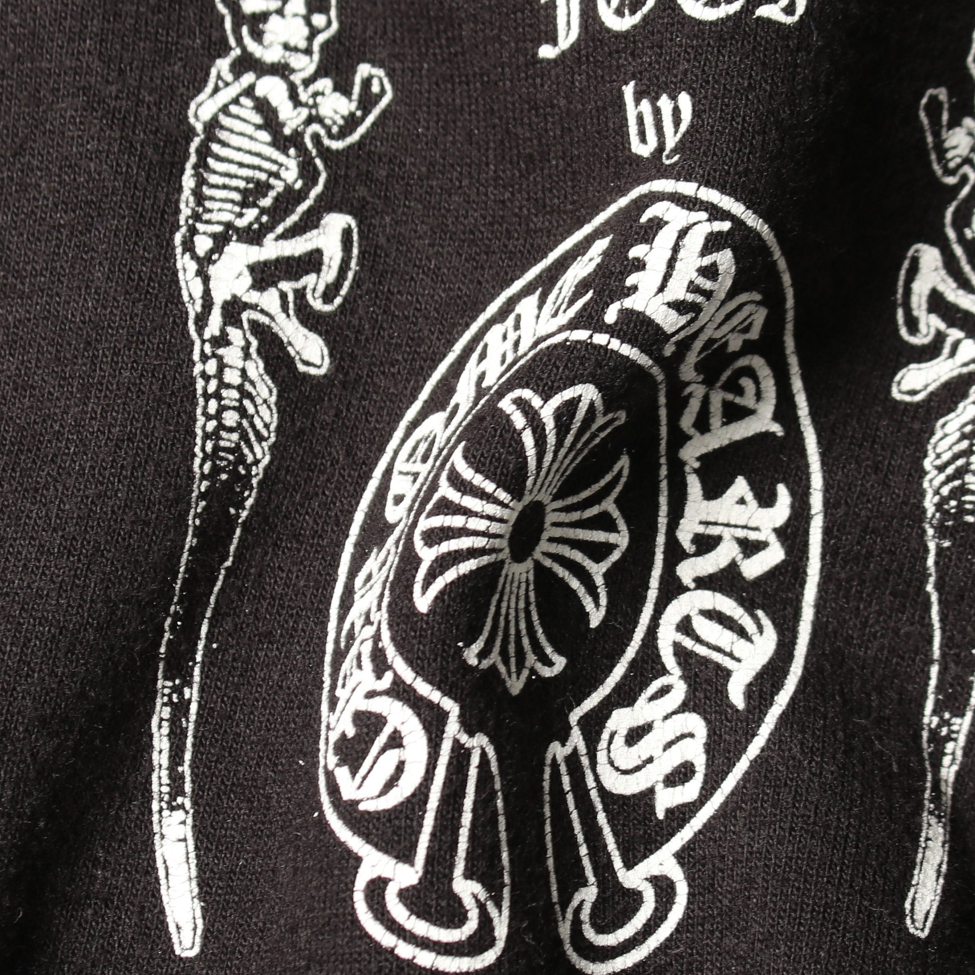 FOTI フォティ ホースシュー ロゴ ジップアップパーカー コットン ブラック クロムハーツ トップス Chrome Hearts