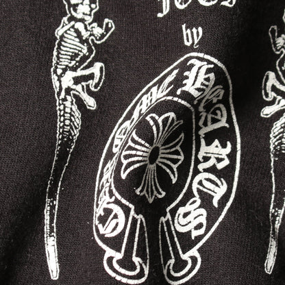 FOTI フォティ ホースシュー ロゴ ジップアップパーカー コットン ブラック クロムハーツ トップス Chrome Hearts