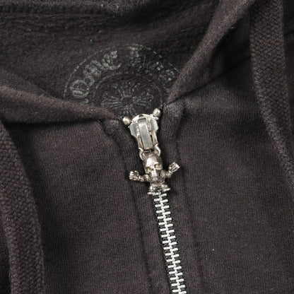 FOTI フォティ ホースシュー ロゴ ジップアップパーカー コットン ブラック クロムハーツ トップス Chrome Hearts
