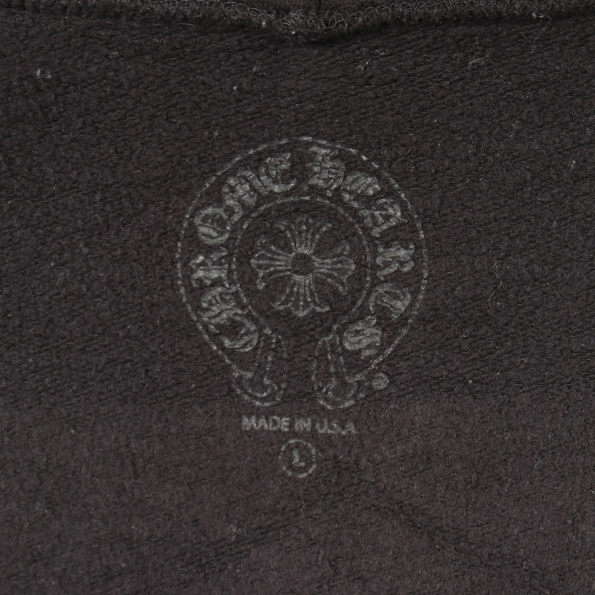 FOTI フォティ ホースシュー ロゴ ジップアップパーカー コットン ブラック クロムハーツ トップス Chrome Hearts