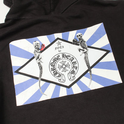 FOTI フォティ ホースシュー ロゴ ジップアップパーカー コットン ブラック クロムハーツ トップス Chrome Hearts
