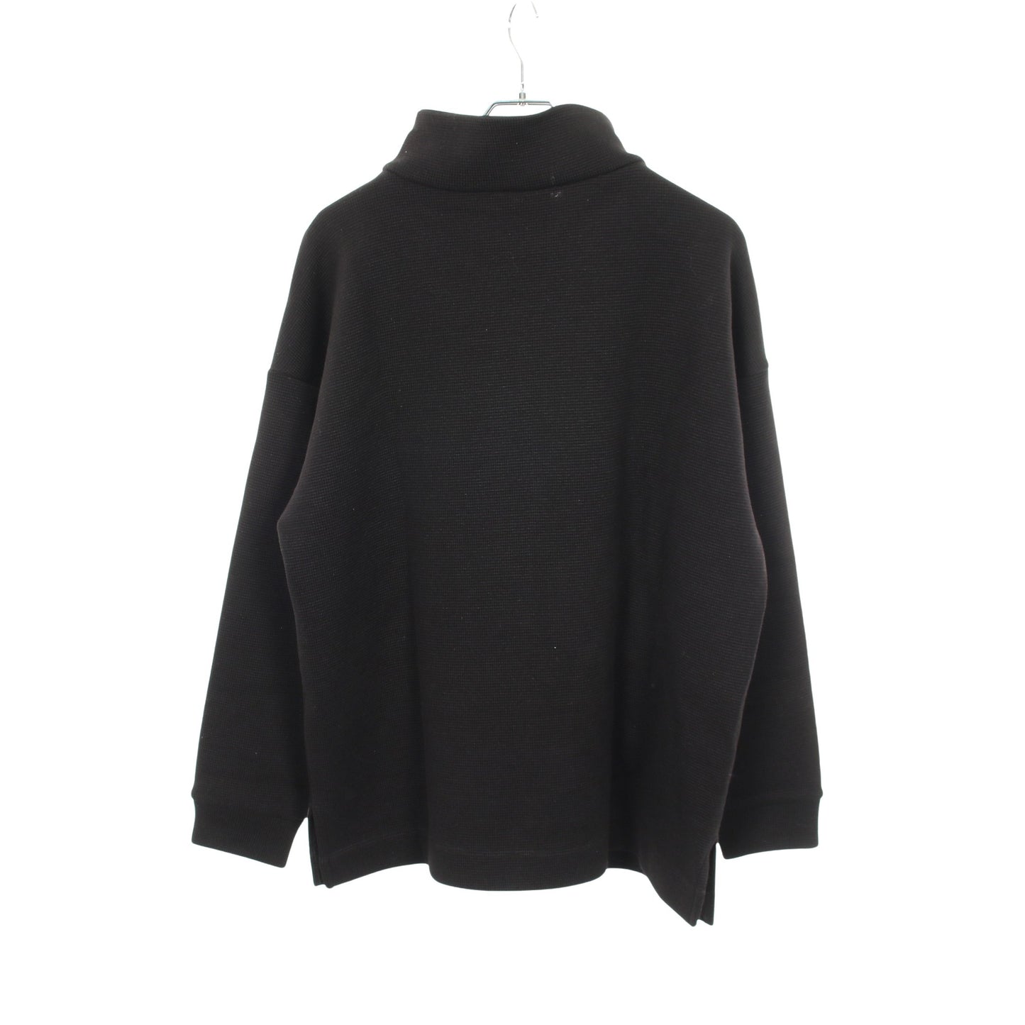 タートルネック ニット ウール ブラック ゴールド エンポリオアルマーニ トップス EMPORIO ARMANI