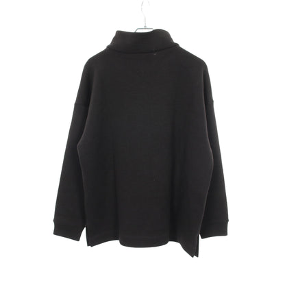 タートルネック ニット ウール ブラック ゴールド エンポリオアルマーニ トップス EMPORIO ARMANI
