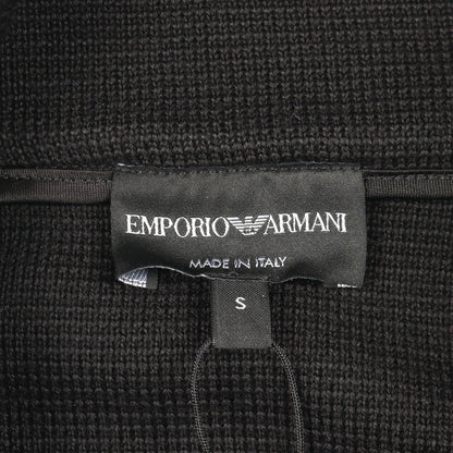 タートルネック ニット ウール ブラック ゴールド エンポリオアルマーニ トップス EMPORIO ARMANI