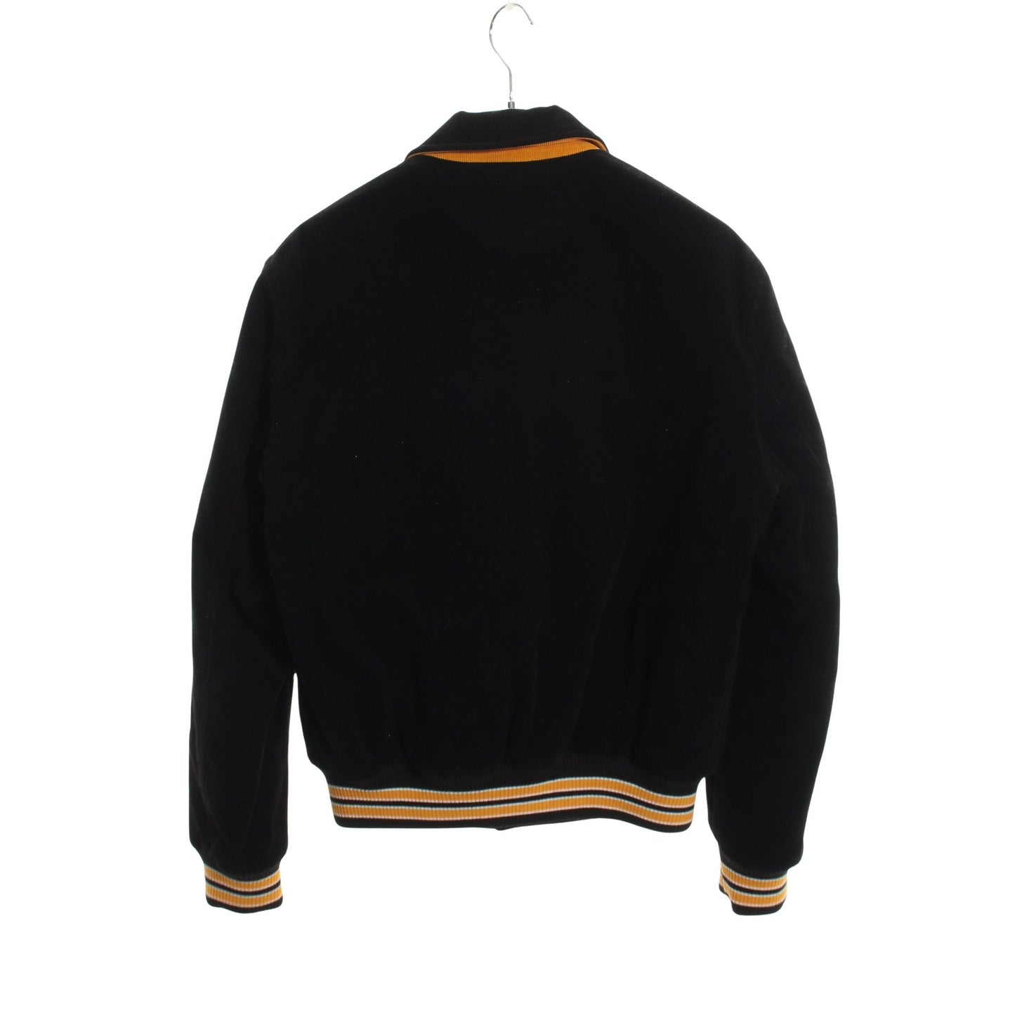 コーデュロイ ブルゾン ジャケット コットン ブラック イエロー サンローランパリ アウター SAINT LAURENT PARIS