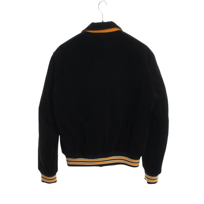 コーデュロイ ブルゾン ジャケット コットン ブラック イエロー サンローランパリ アウター SAINT LAURENT PARIS