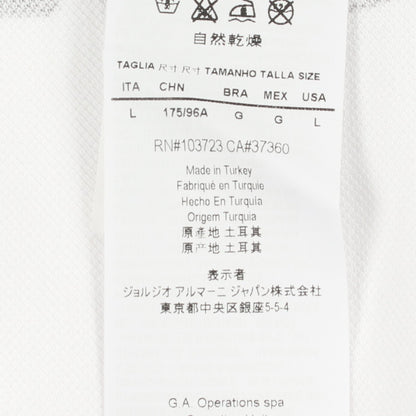 サイドロゴ 半袖 ポロシャツ コットン ホワイト エンポリオアルマーニ トップス EMPORIO ARMANI