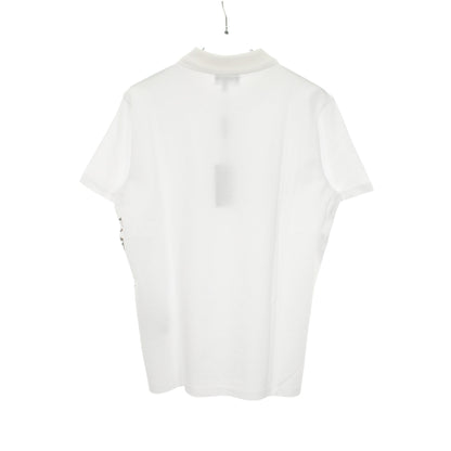 サイドロゴ 半袖 ポロシャツ コットン ホワイト エンポリオアルマーニ トップス EMPORIO ARMANI
