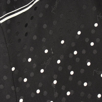 ドット 中綿 ボンバージャケット シルク ブラック サンローランパリ アウター SAINT LAURENT PARIS