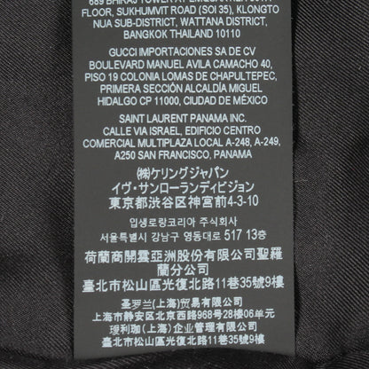 ドット 中綿 ボンバージャケット シルク ブラック サンローランパリ アウター SAINT LAURENT PARIS