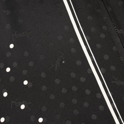ドット 中綿 ボンバージャケット シルク ブラック サンローランパリ アウター SAINT LAURENT PARIS