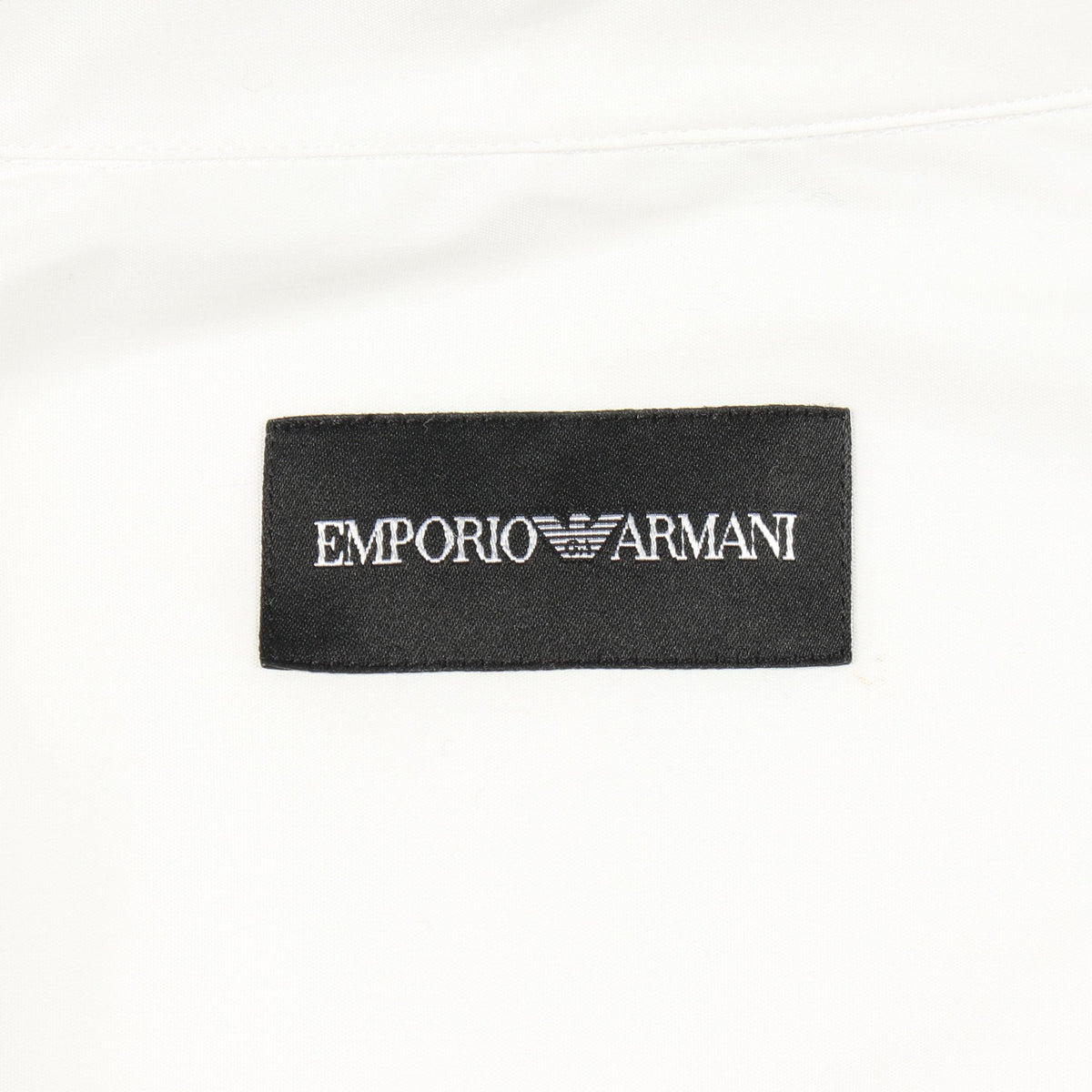 長袖 シャツ コットン ホワイト エンポリオアルマーニ トップス EMPORIO ARMANI