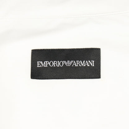 長袖 シャツ コットン ホワイト エンポリオアルマーニ トップス EMPORIO ARMANI