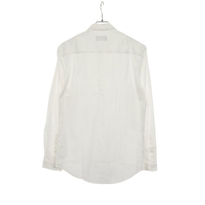 長袖 シャツ コットン ホワイト エンポリオアルマーニ トップス EMPORIO ARMANI