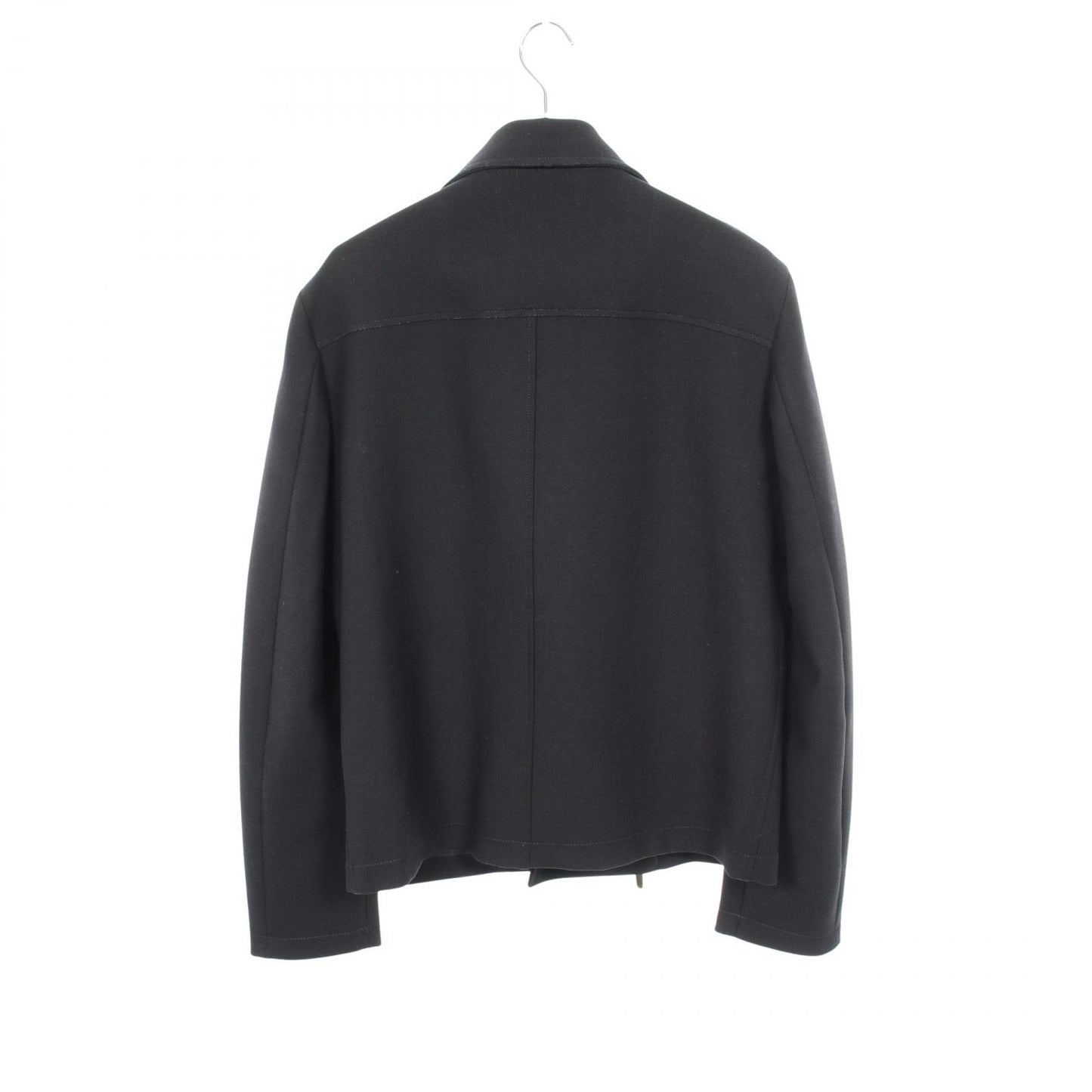 ライダースジャケット ウール ダークネイビー エンポリオアルマーニ アウター EMPORIO ARMANI