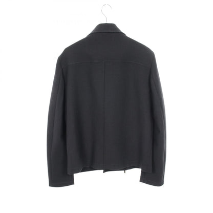 ライダースジャケット ウール ダークネイビー エンポリオアルマーニ アウター EMPORIO ARMANI