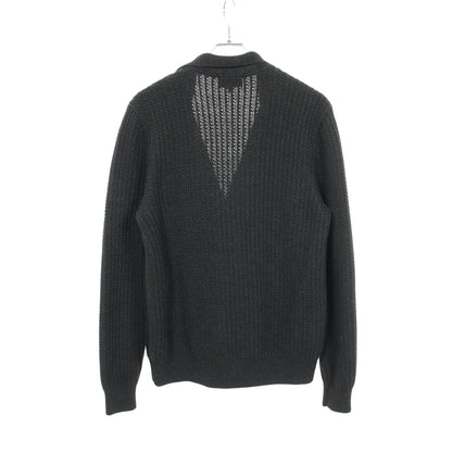 切替 カーディガン ウール ブラック エンポリオアルマーニ トップス EMPORIO ARMANI