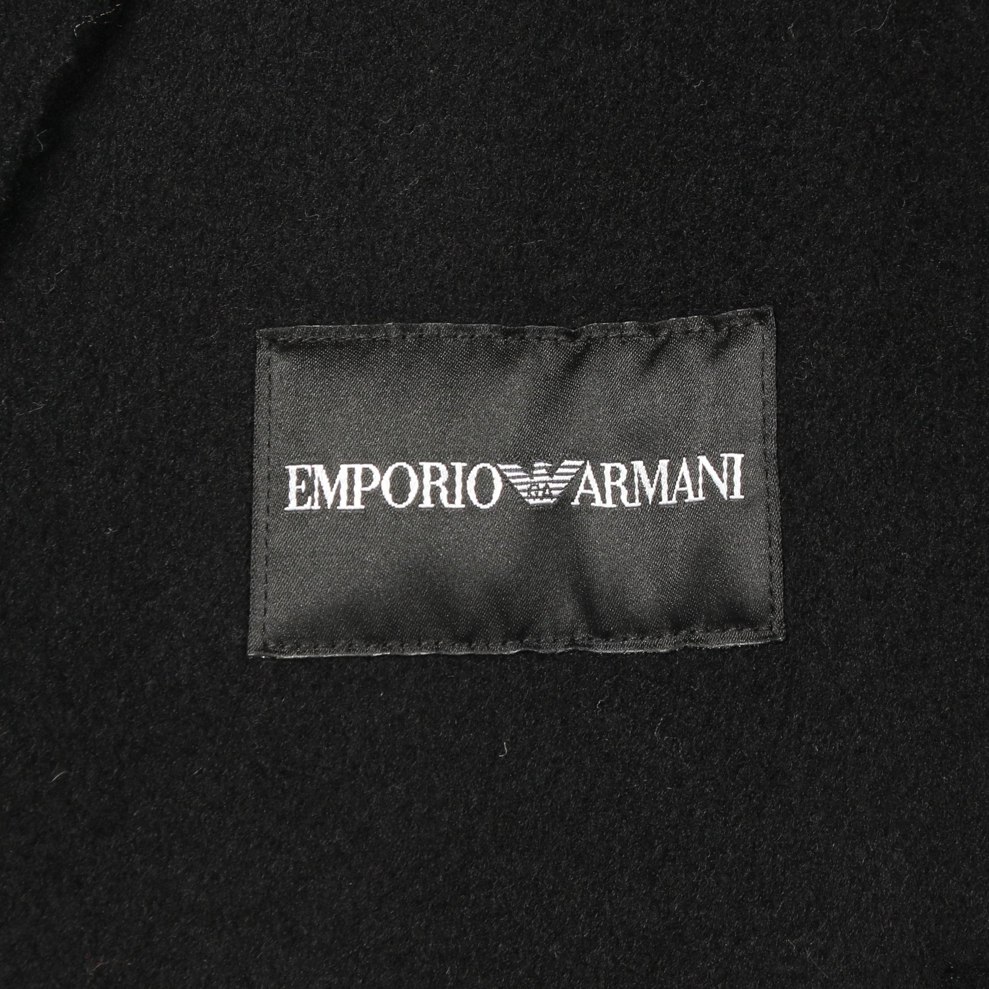 ピーコート ウール ブラック エンポリオアルマーニ アウター EMPORIO ARMANI
