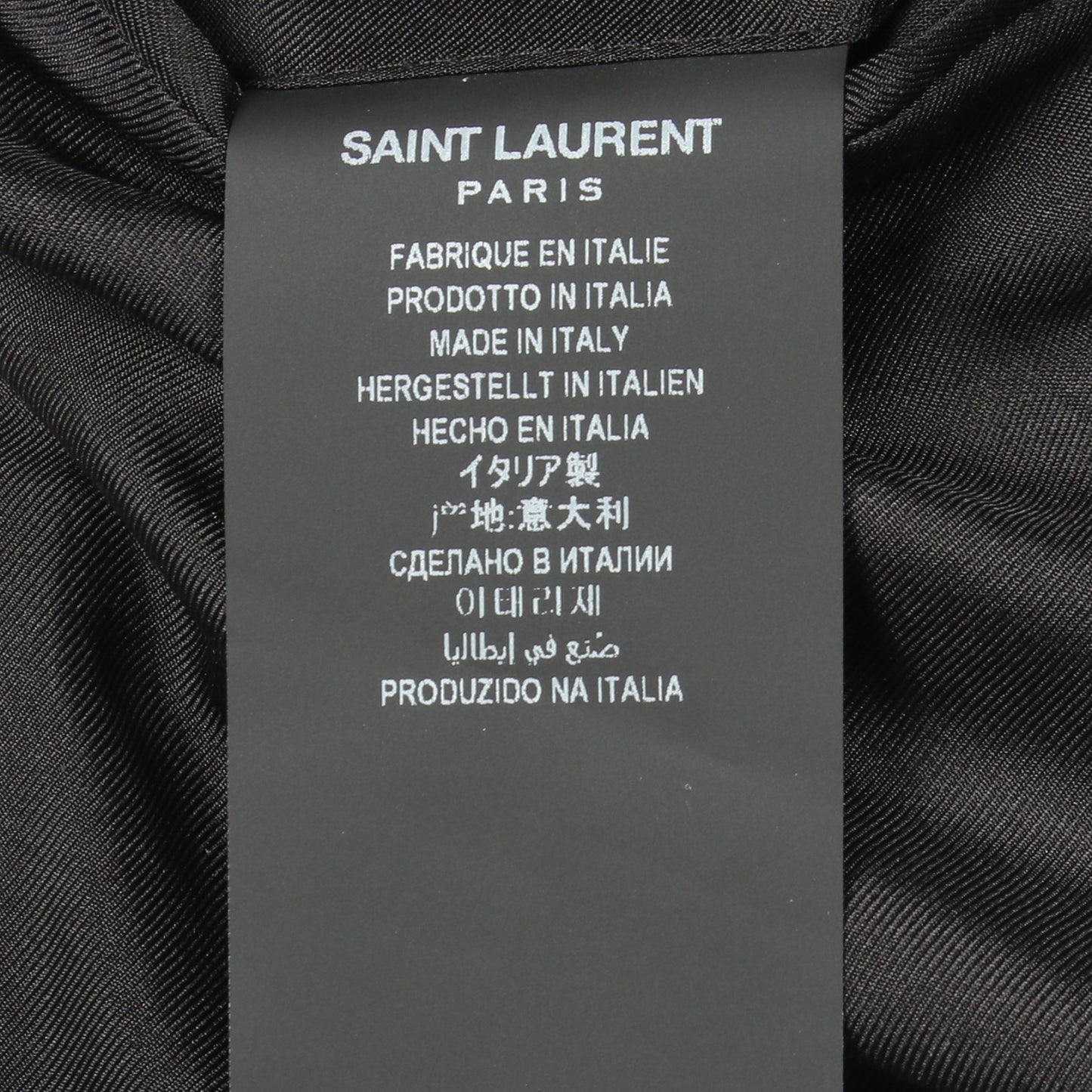 ツイード テーラードジャケット ウール ブラック ホワイト サンローランパリ アウター SAINT LAURENT PARIS