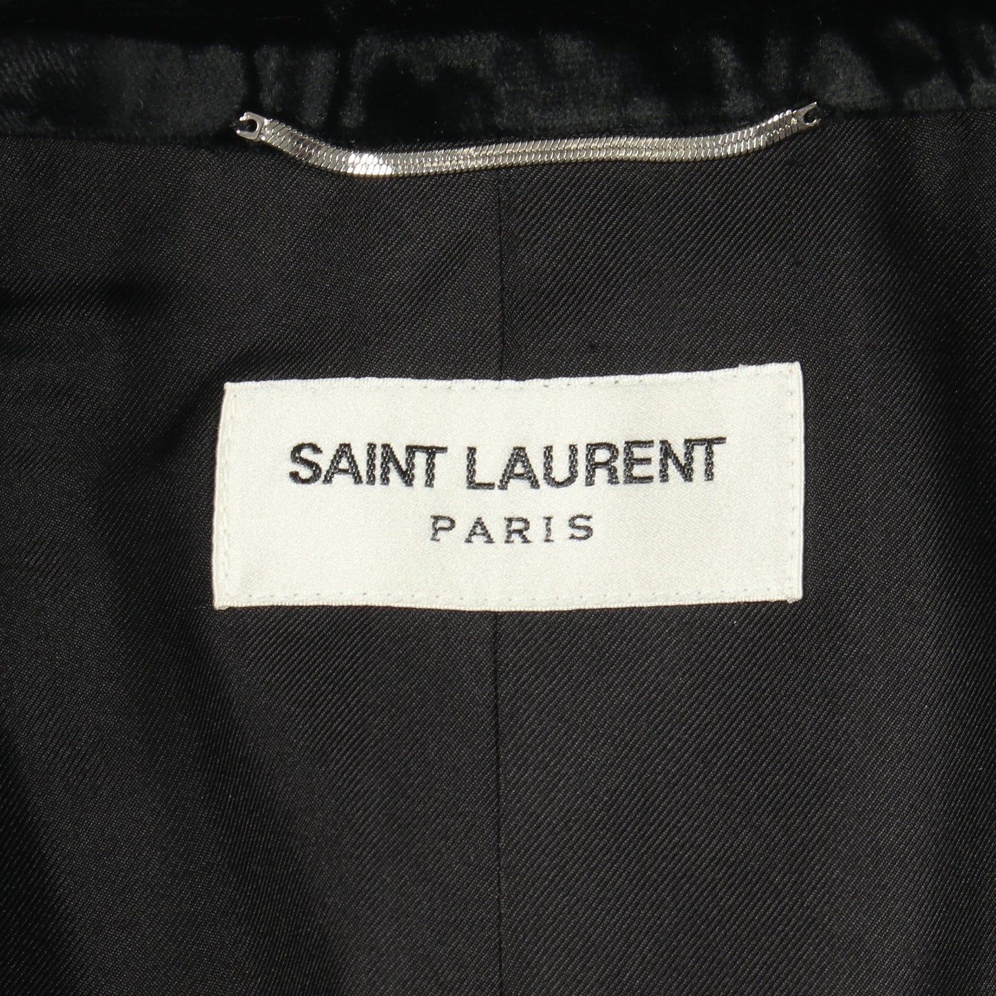 ツイード テーラードジャケット ウール ブラック ホワイト サンローランパリ アウター SAINT LAURENT PARIS