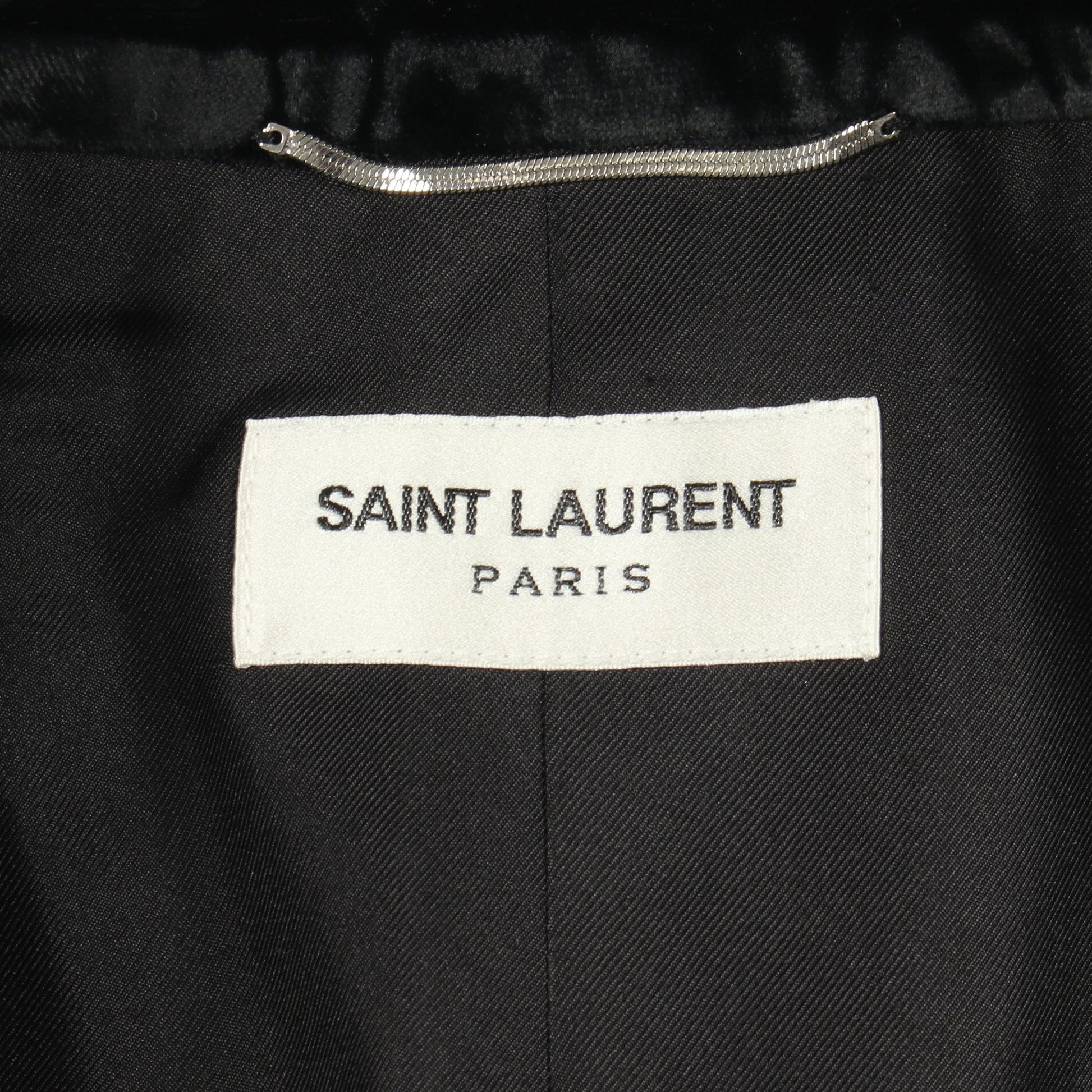 ツイード テーラードジャケット ウール ブラック ホワイト サンローランパリ アウター SAINT LAURENT PARIS