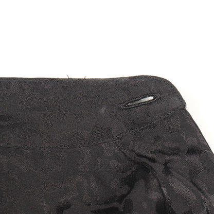 レオパード 総柄 長袖 シャツ シルク ブラック サンローランパリ トップス SAINT LAURENT PARIS