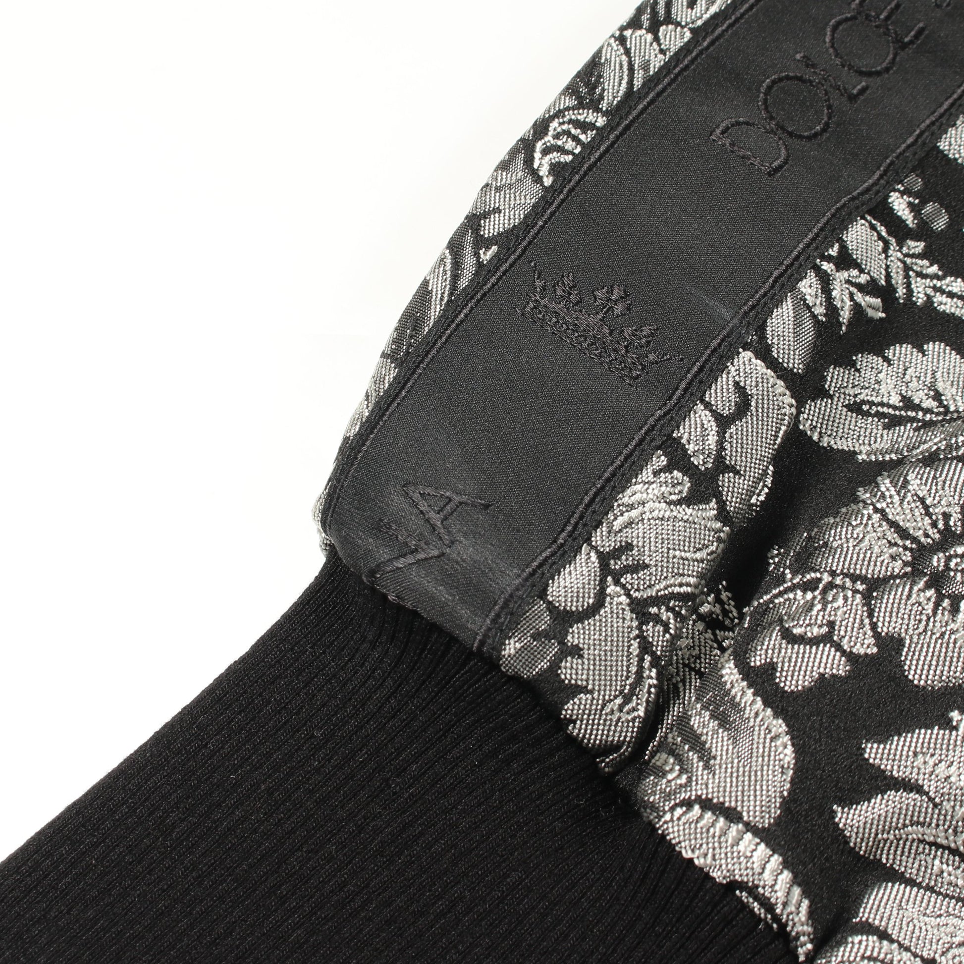 ジャガード 総柄 スウェットシャツ ブラック グレー ドルチェアンドガッバーナ トップス DOLCE&GABBANA