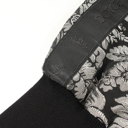 ジャガード 総柄 スウェットシャツ ブラック グレー ドルチェアンドガッバーナ トップス DOLCE&GABBANA