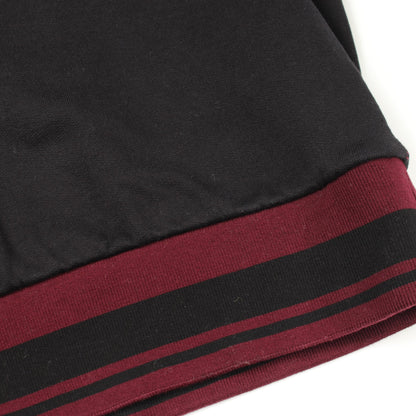 ローズパッチ プルオーバーパーカー コットン ブラック ボルドー ダークグリーン ドルチェアンドガッバーナ トップス DOLCE&GABBANA