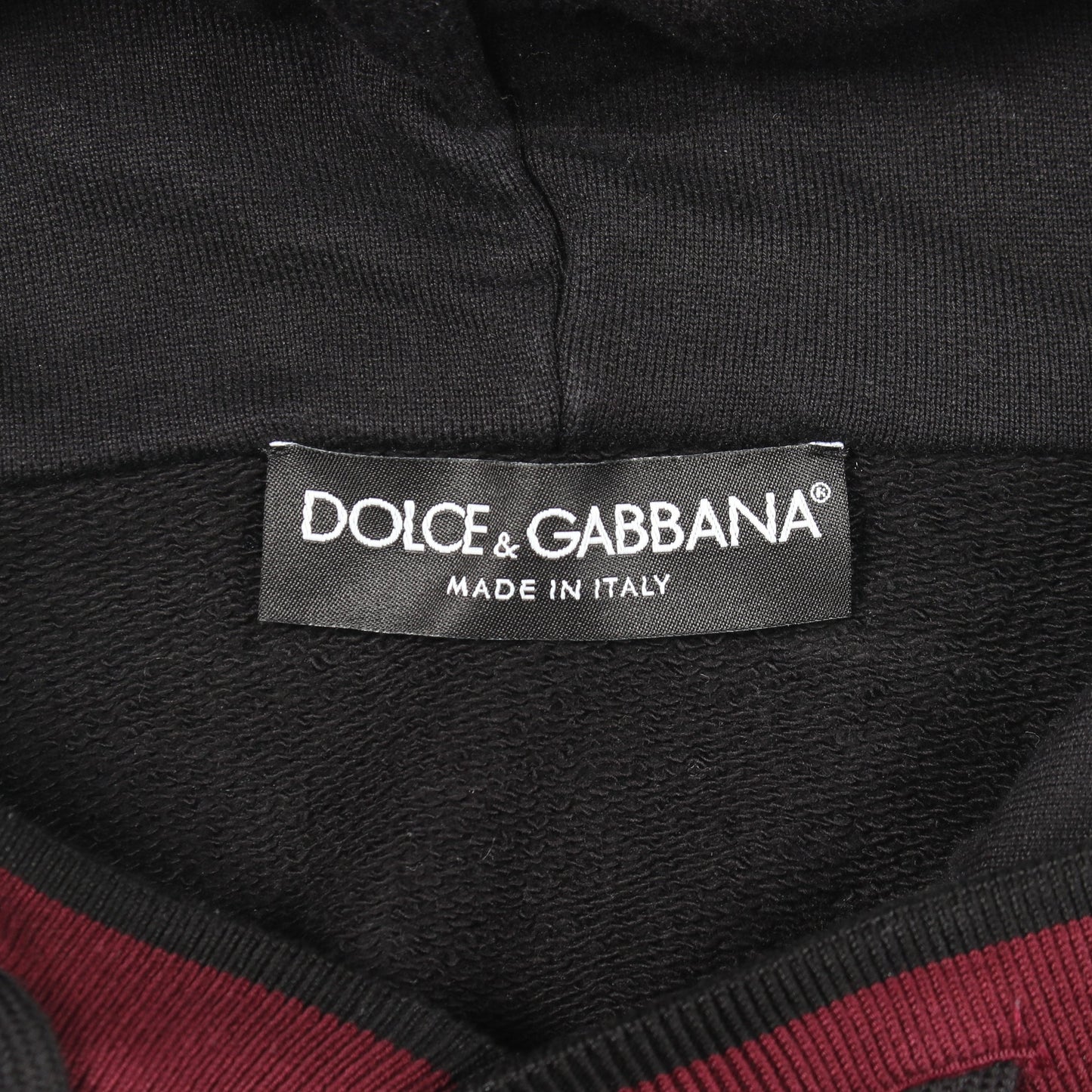 ローズパッチ プルオーバーパーカー コットン ブラック ボルドー ダークグリーン ドルチェアンドガッバーナ トップス DOLCE&GABBANA
