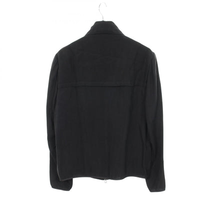 ブルゾン フード付き ジャケット キュプラ ブラック ジョルジオアルマーニ アウター GIORGIO ARMANI